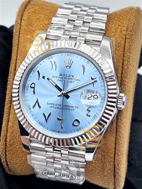 rolex even arabic dial|Rolex datejust 41 arabic numerals.